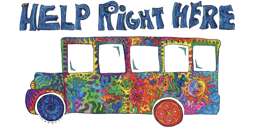 Help Right Here Chattanooga bus logo